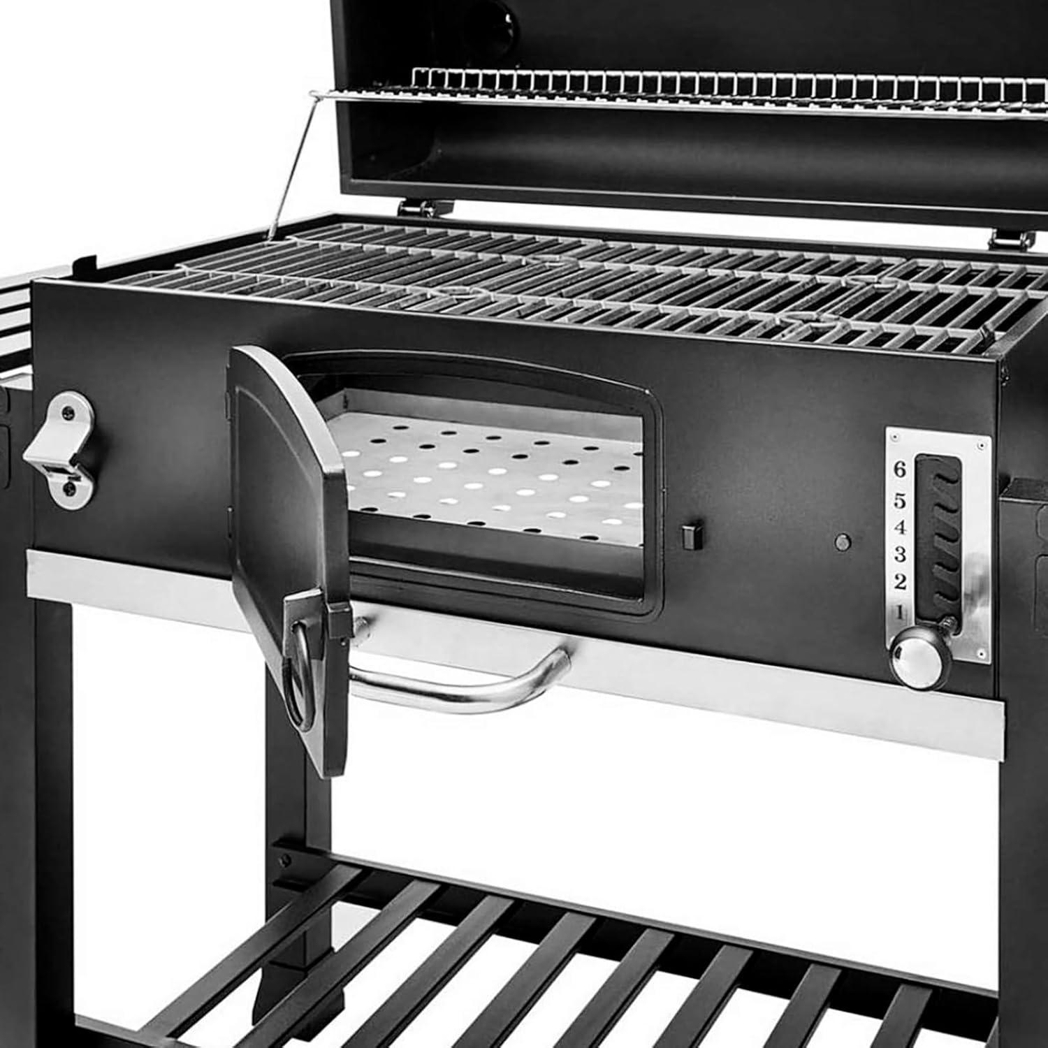TAINO HERO XXL Smoker Holzkohle-Grill BBQ Grillwagen Standgrill