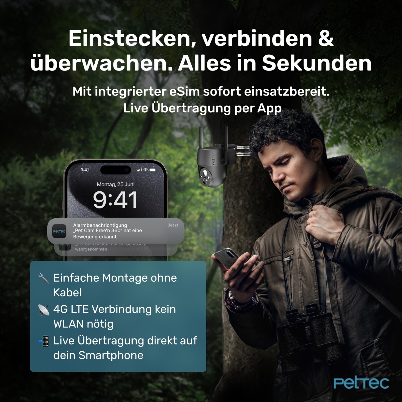 PetTec Cam Free'n 360 LTE/4G