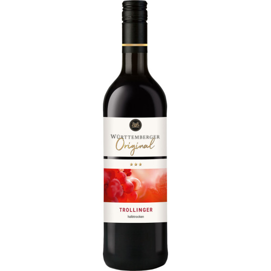 WZG Württemberger Trollinger Rotwein halbtrocken 0,75L
