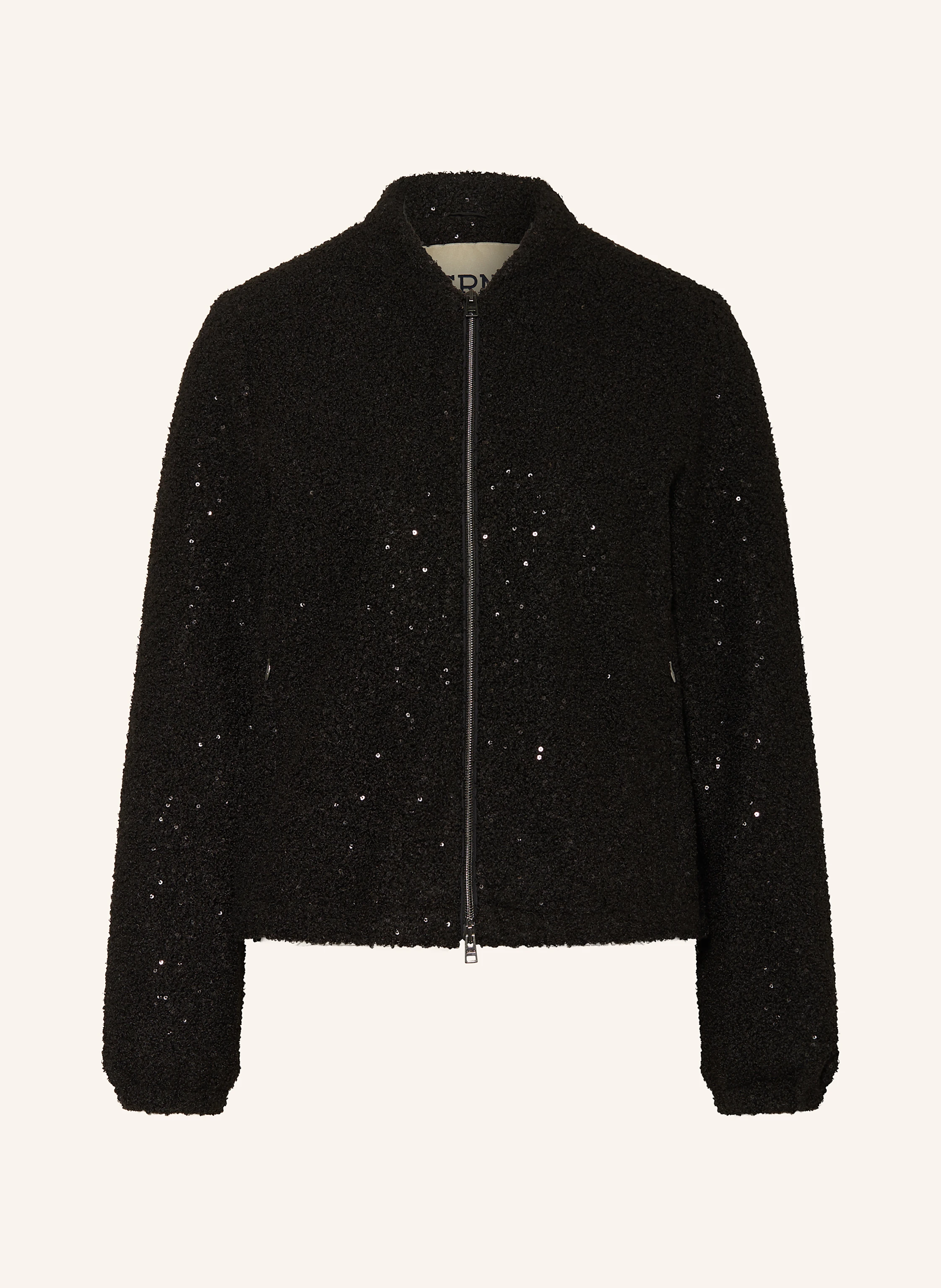 HERNO Bouclé-Blouson mit Pailletten