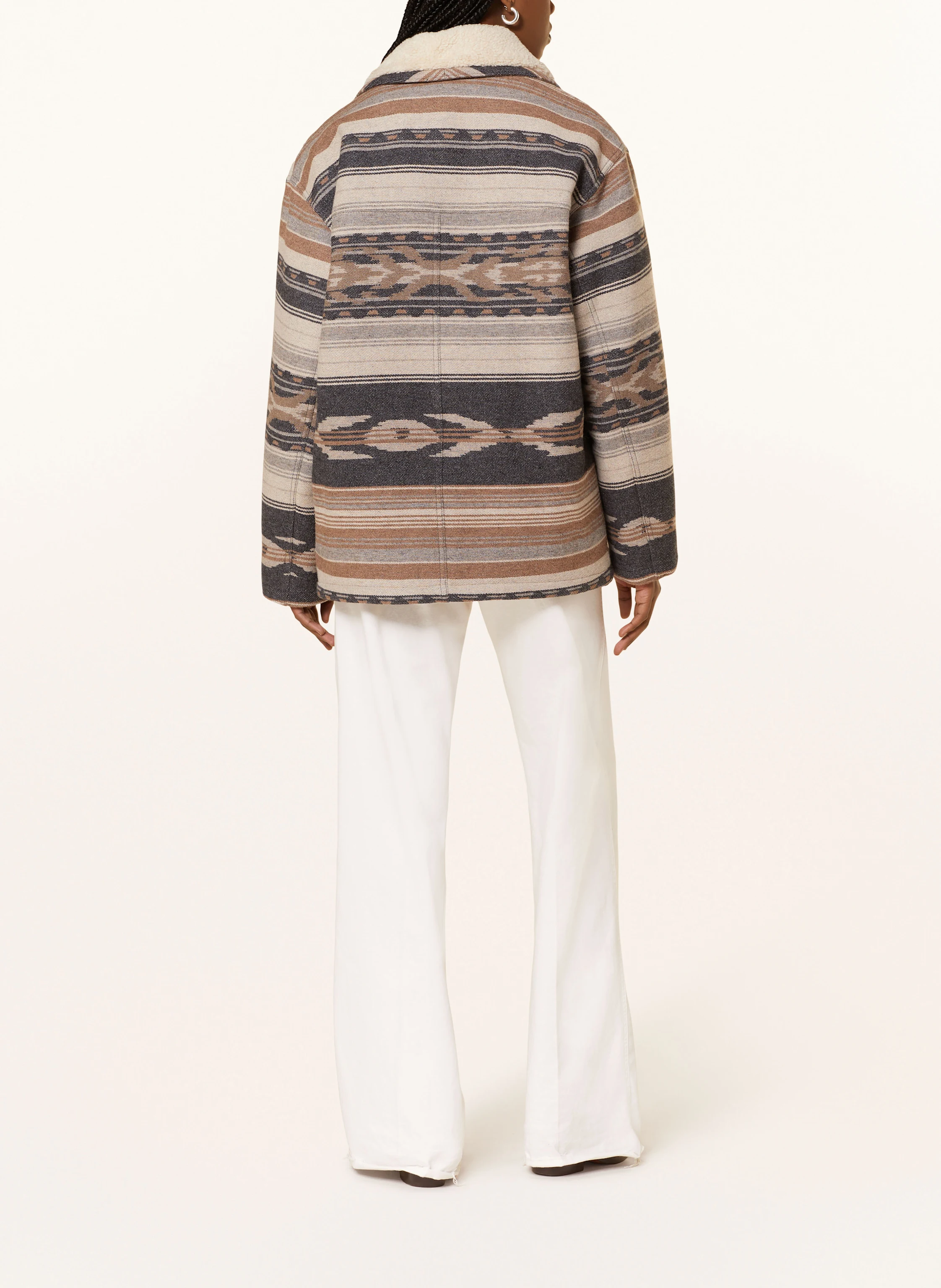 MARANT ÉTOILE Jacke DORCAS mit Teddyfell