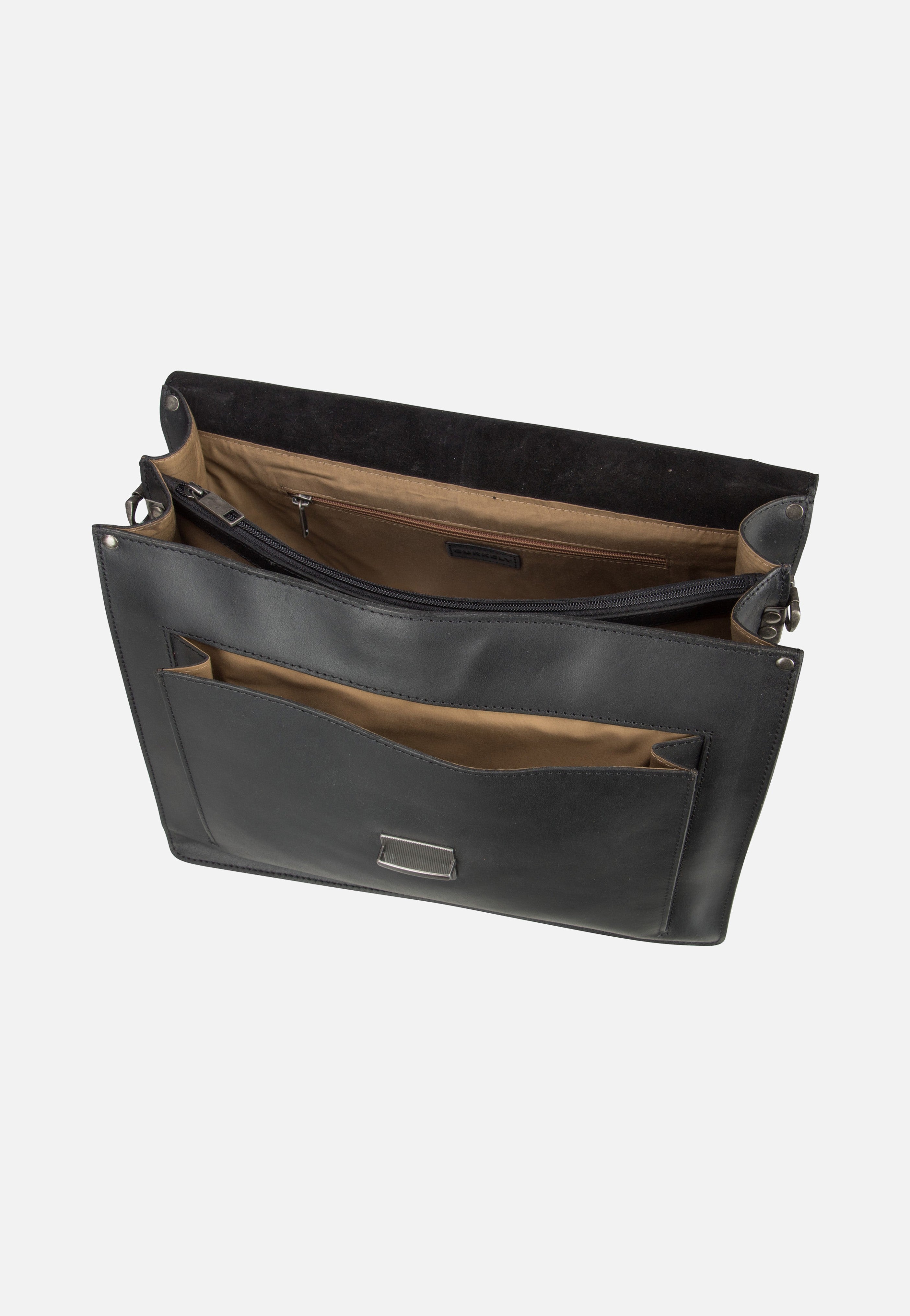 Vintage Scott Briefcase 6378 Black - Aktentasche