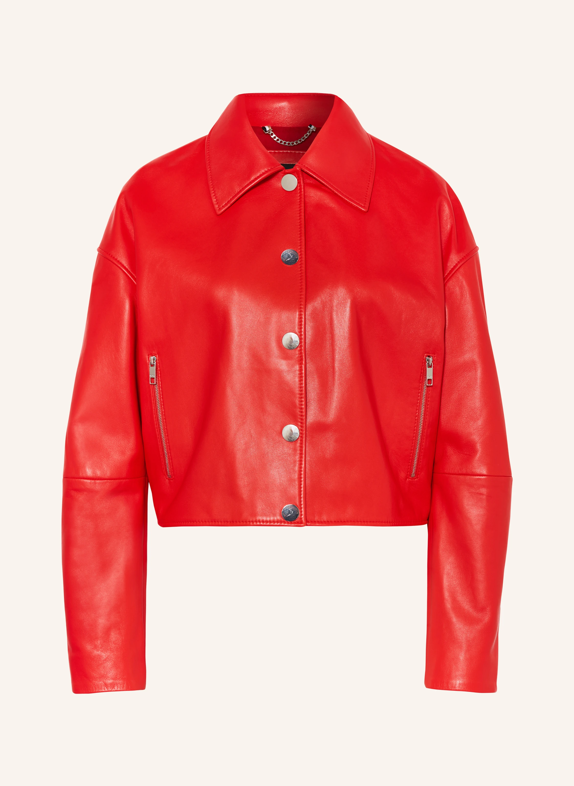 BOSS Lederblouson SASSINA