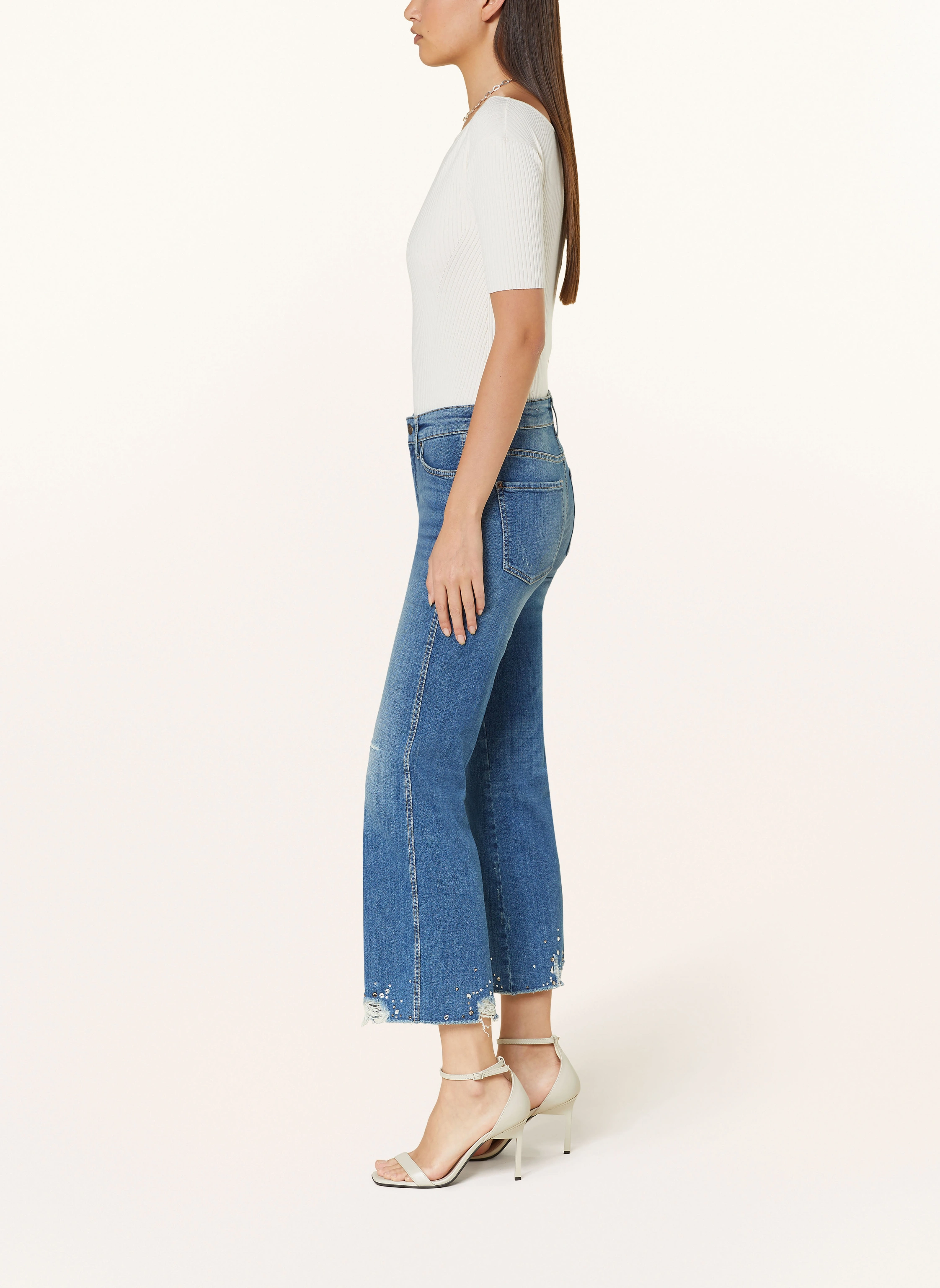CAMBIO 7/8-Jeans FRANCESCA mit Schmucksteinen