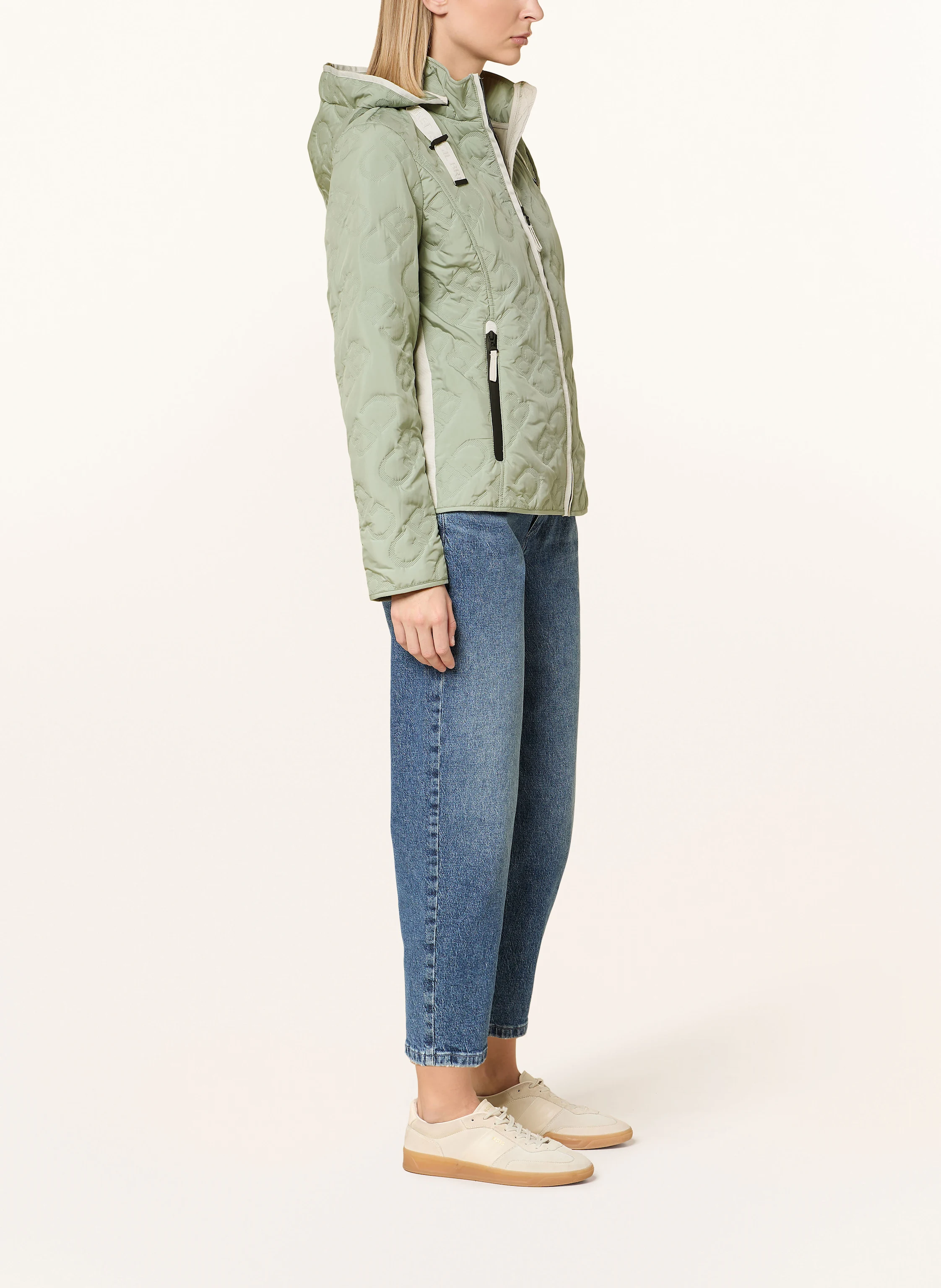 GIL BRET Steppjacke mit abnehmbarer Kapuze