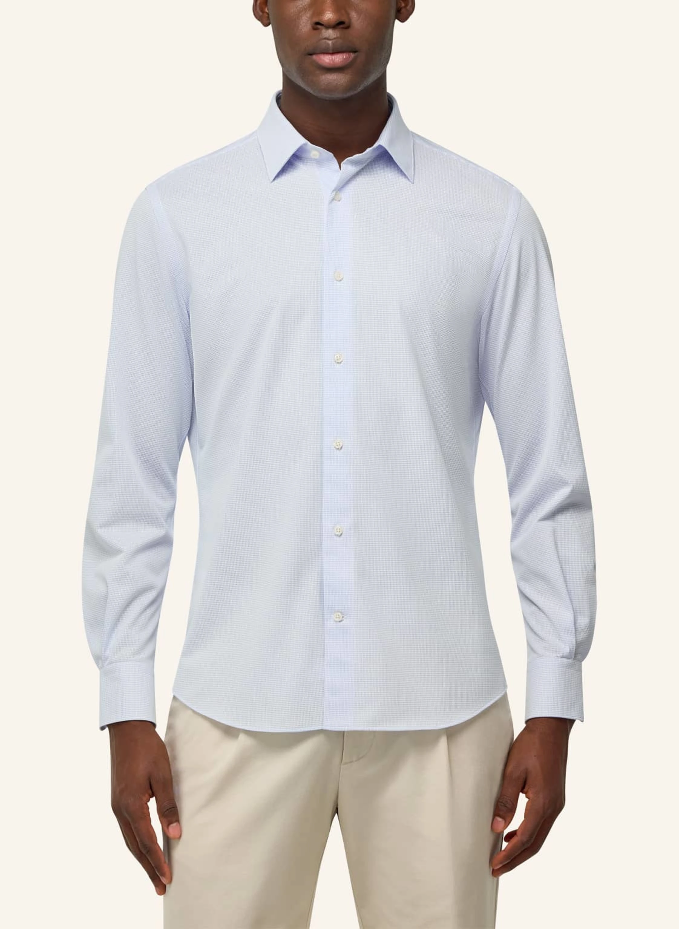 BOGGI MILANO Jersey-Hemd Regular Fit