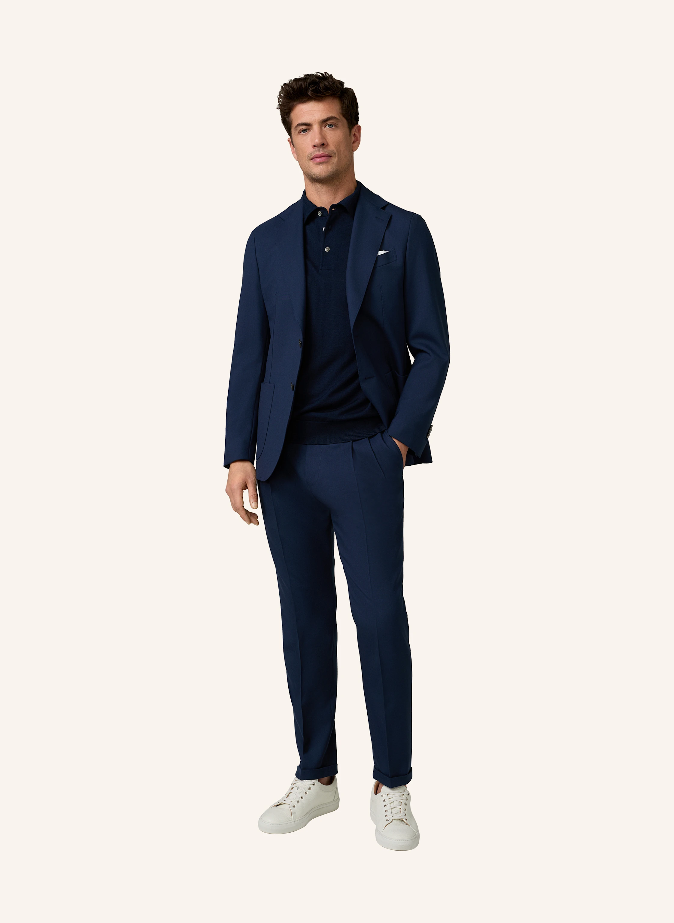 windsor. Bundfaltenhose Shaped Fit