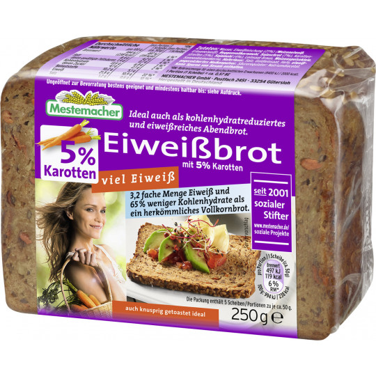 Mestemacher Karotten Eiweißbrot 250G