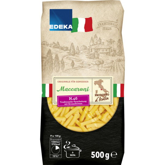 EDEKA Italia Nudeln Maccaroni 500G