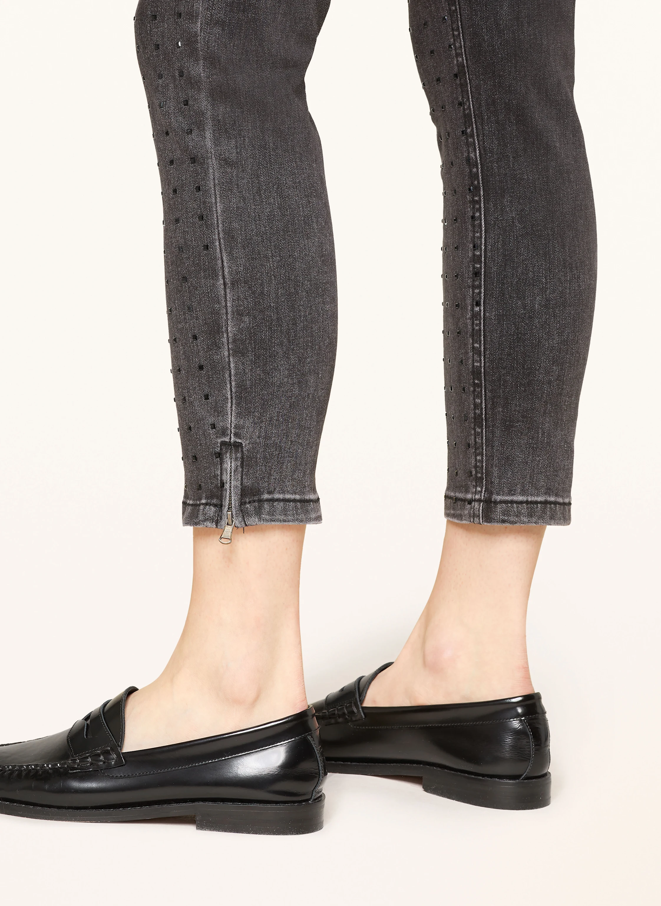 Buena Vista 7/8-Jeans mit Schmucksteinen