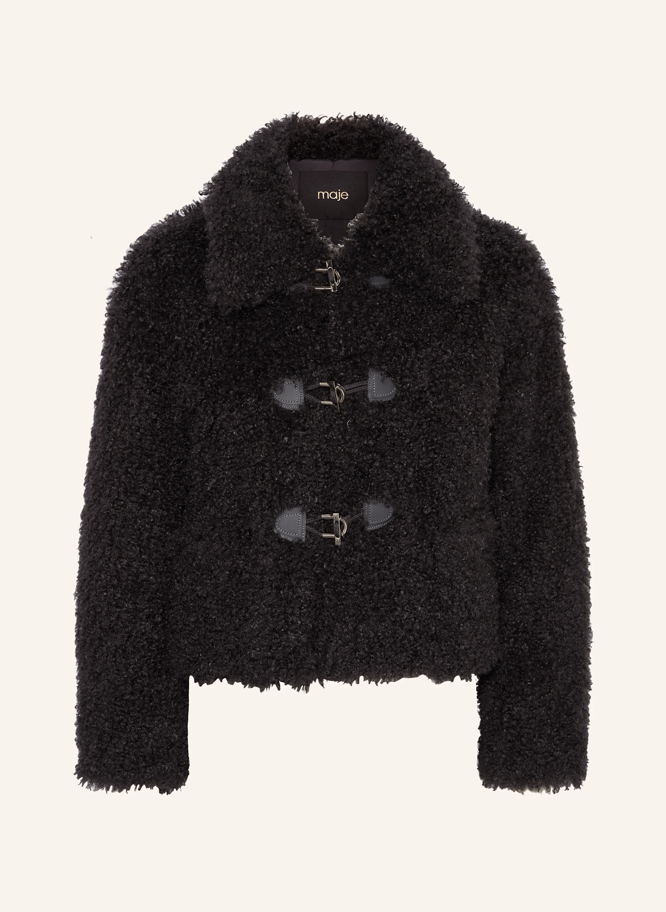 maje Teddyfell-Jacke