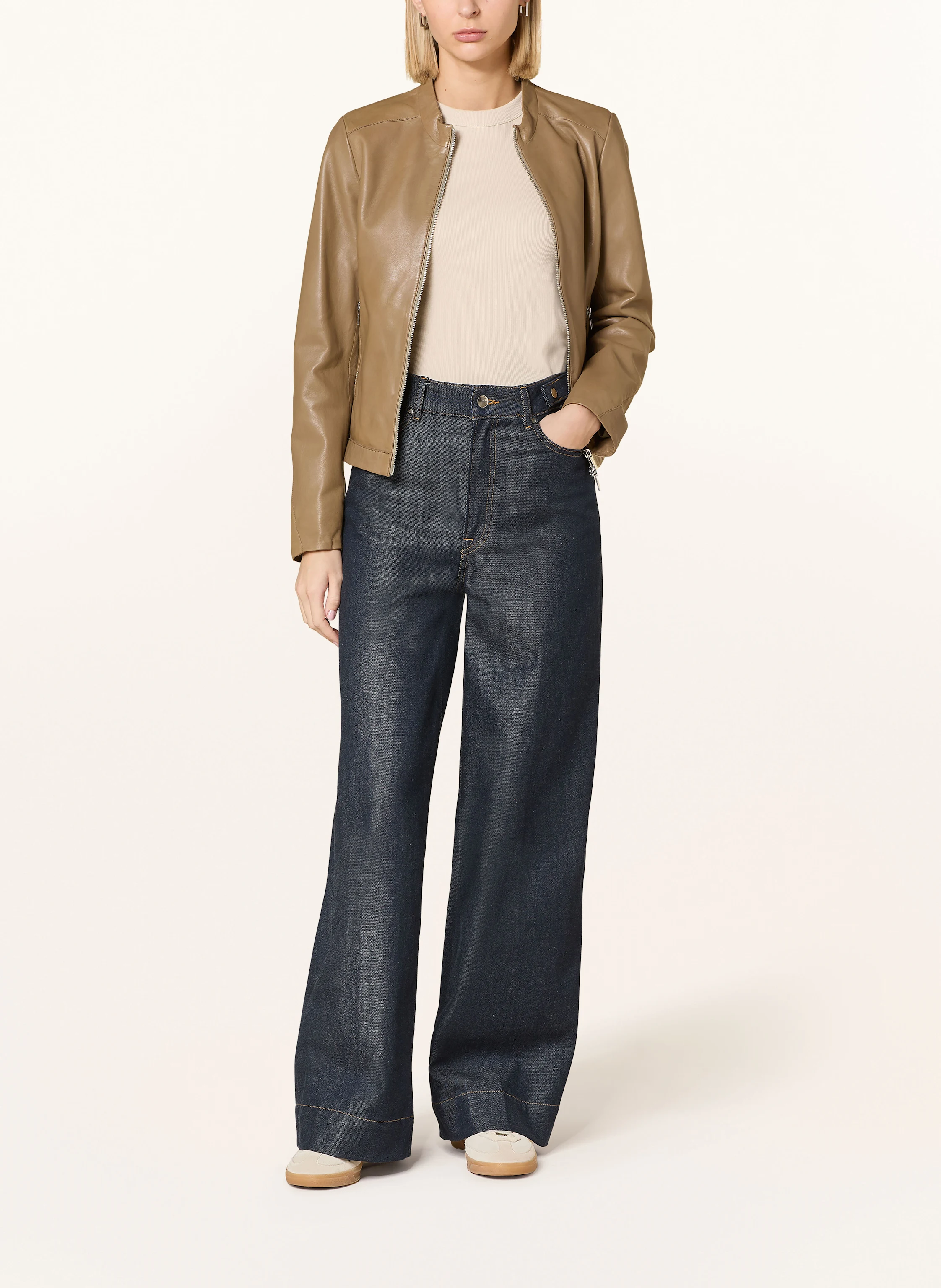 MILESTONE Lederjacke