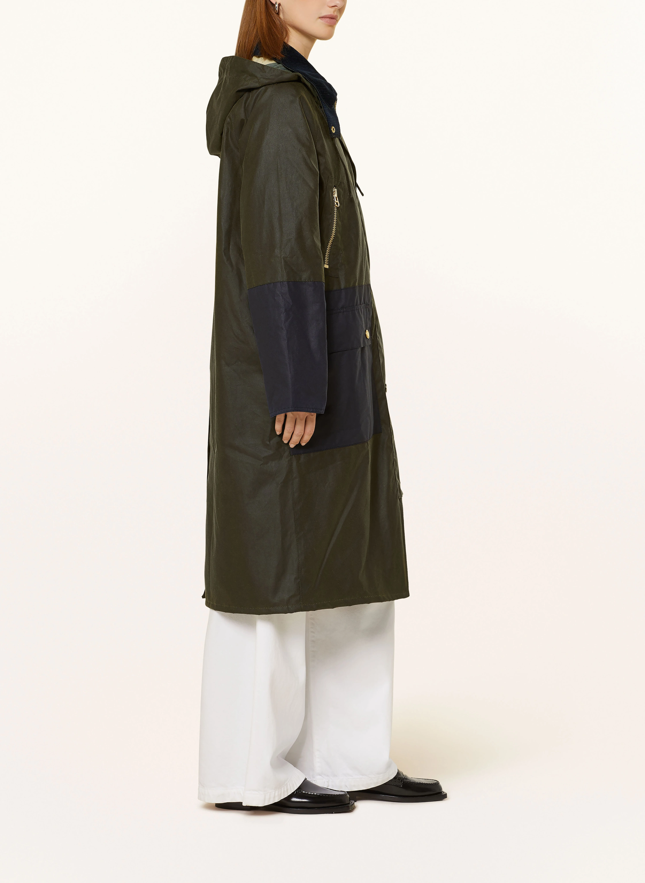 Barbour Parka CAROLYN WAX mit abnehmbarer Kapuze