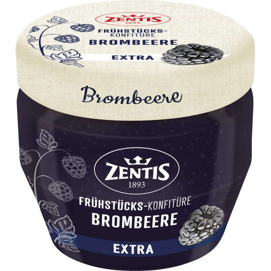 Zentis Frühstücks-Konfitüre Extra Brombeere 230G