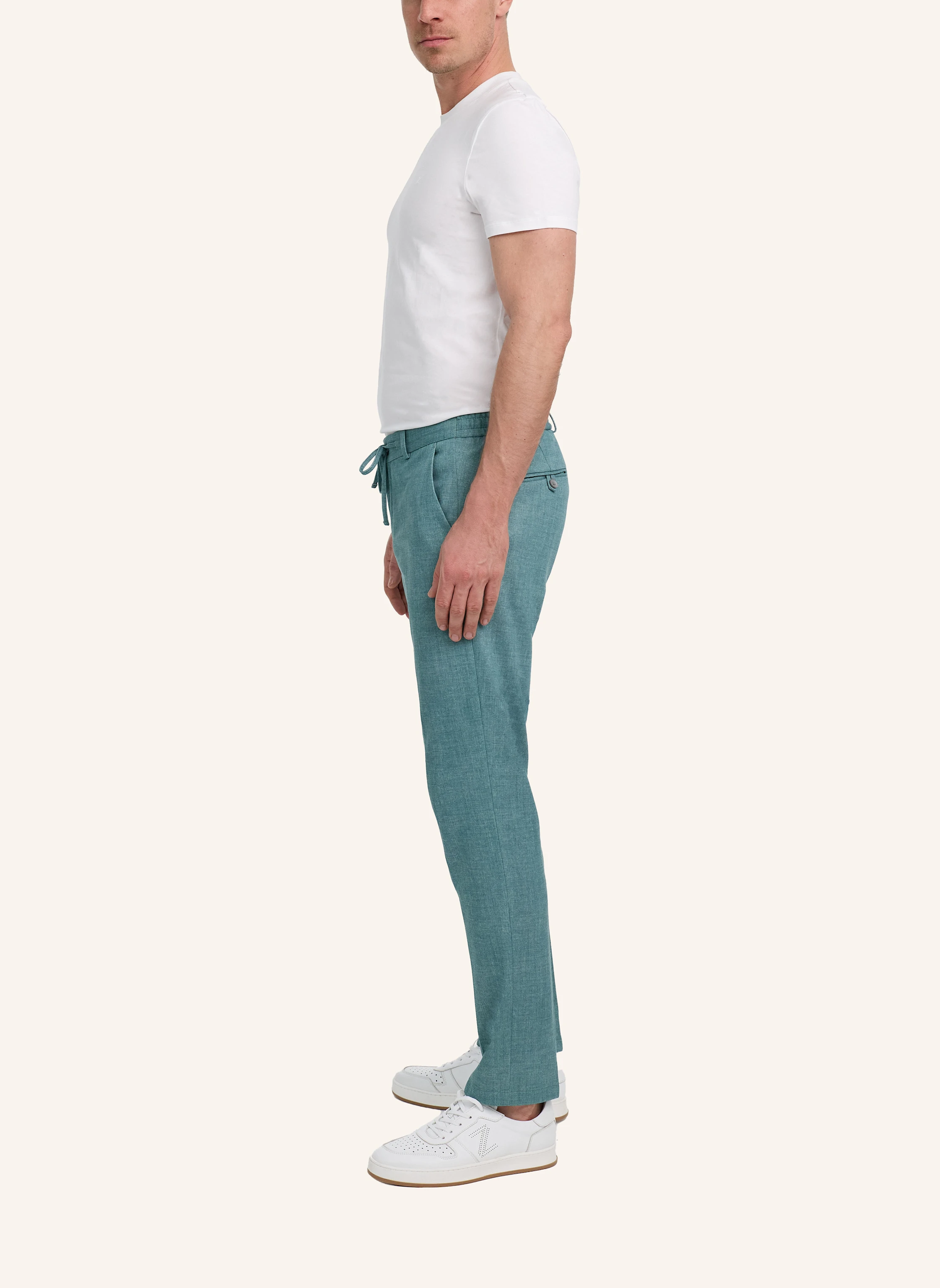 ZUITABLE Anzughose DISPARTAFLEX Slim Fit aus Jersey