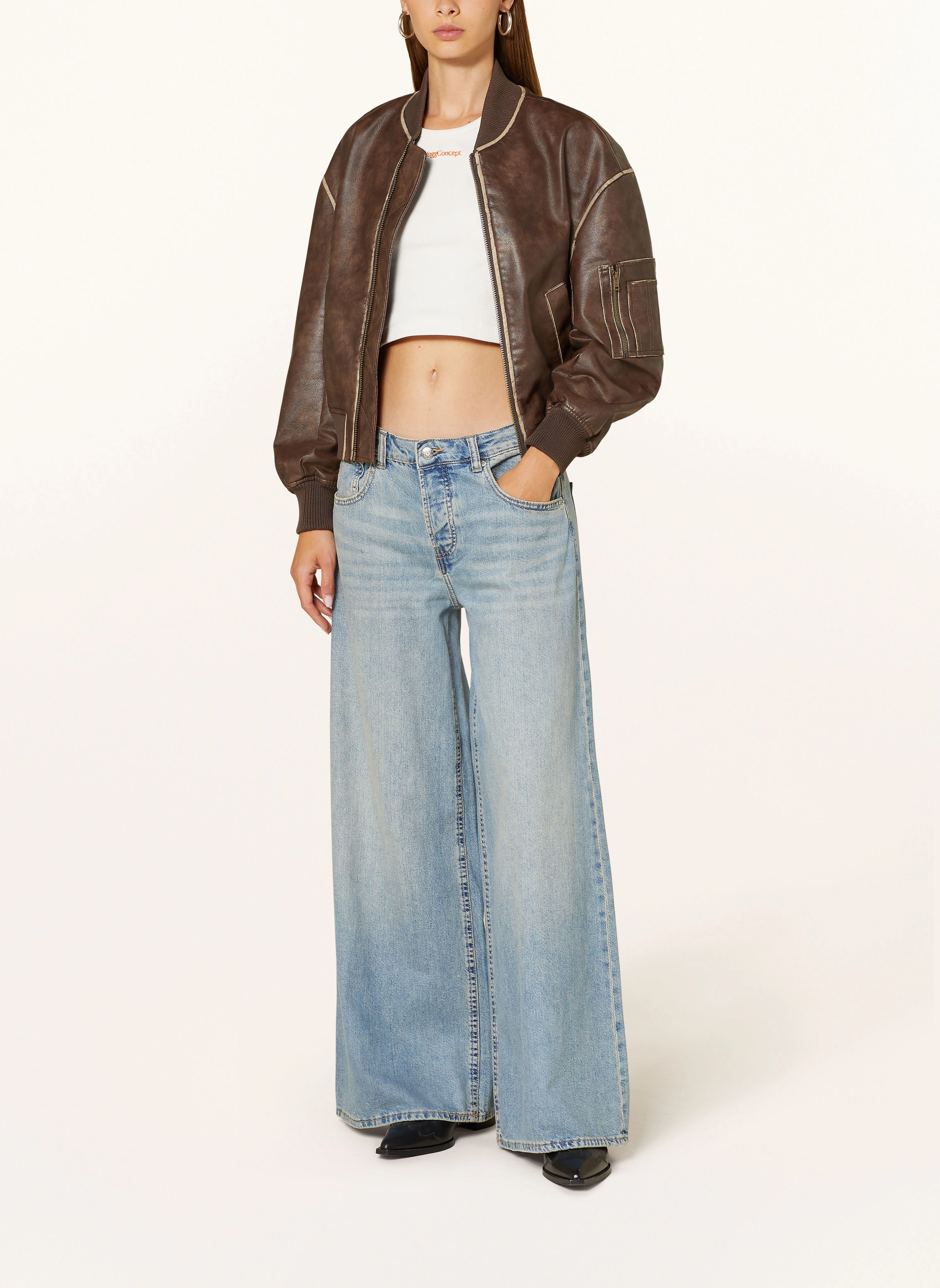 GUESS Blouson ANGELIQUE in Lederoptik