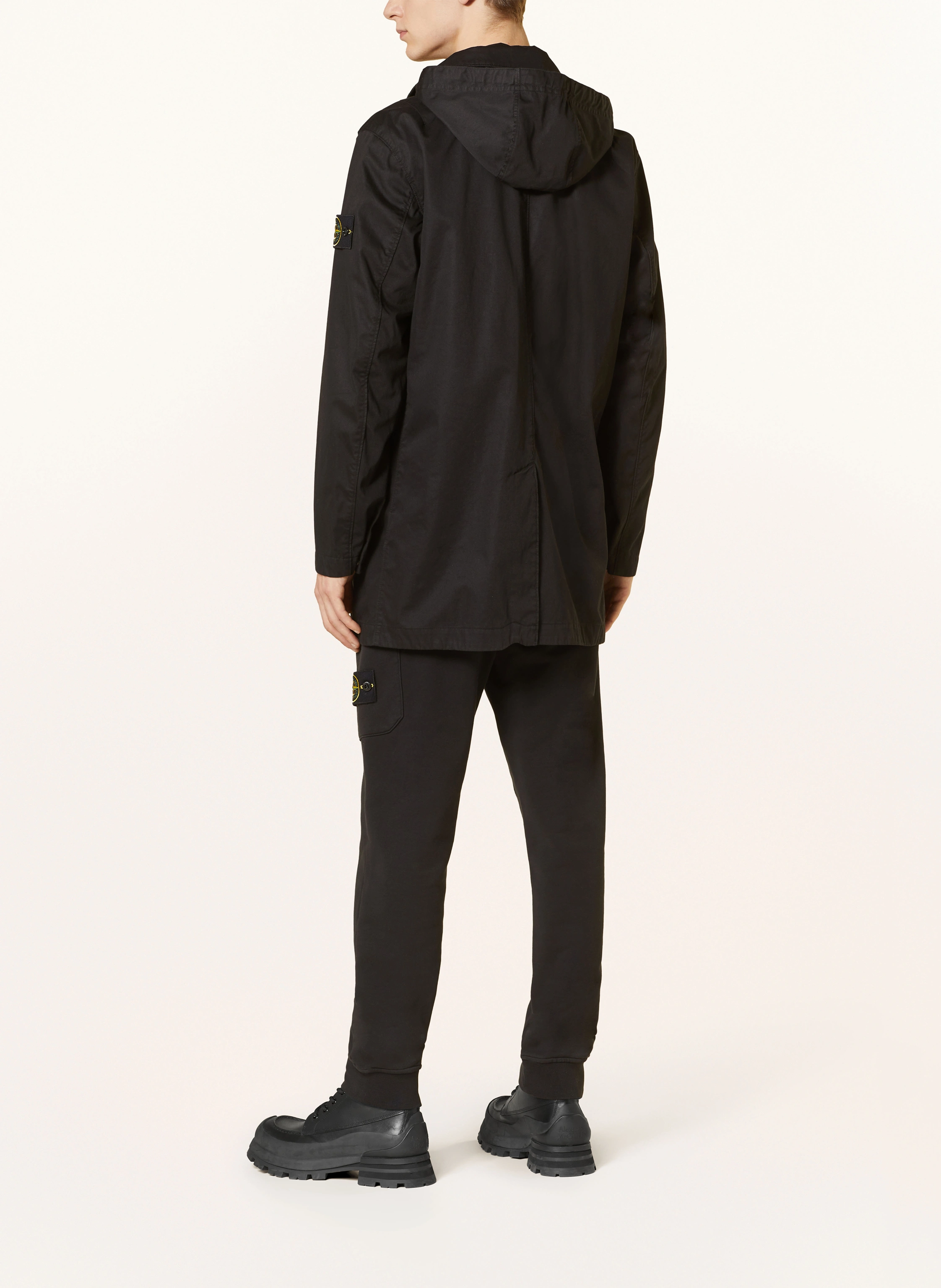 STONE ISLAND Parka mit abnehmbarer Kapuze