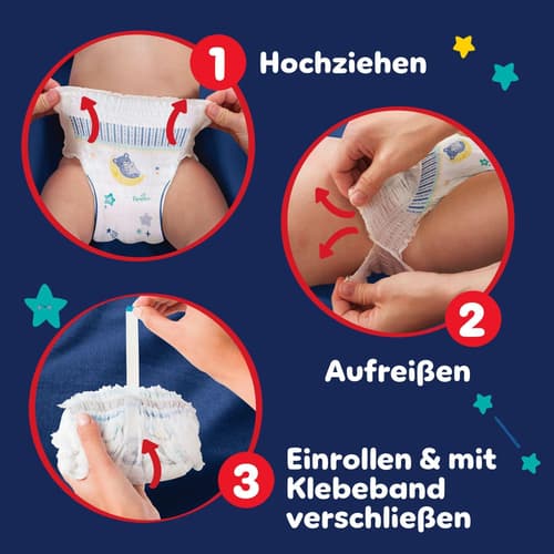 Pampers Night Pants Gr. 6, Monatsbox, 13kg+