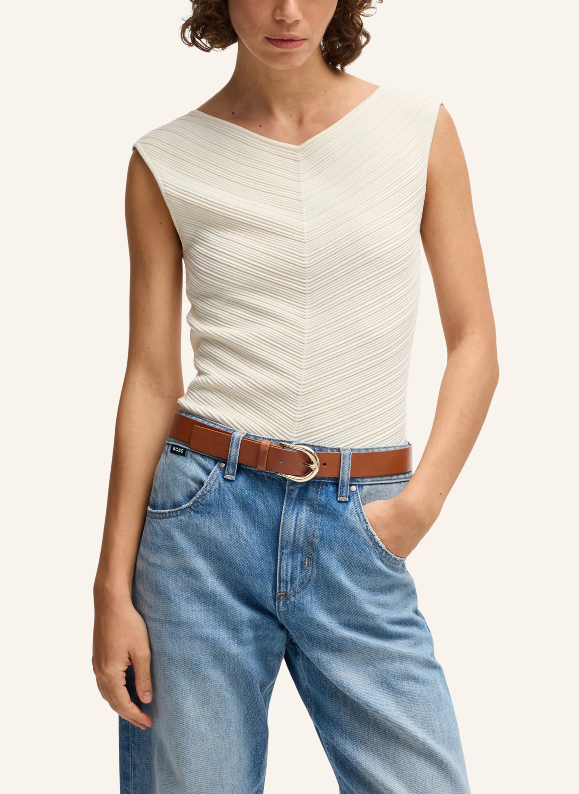 BOSS Casual Gürtel CAROL BELT 3CM-VC