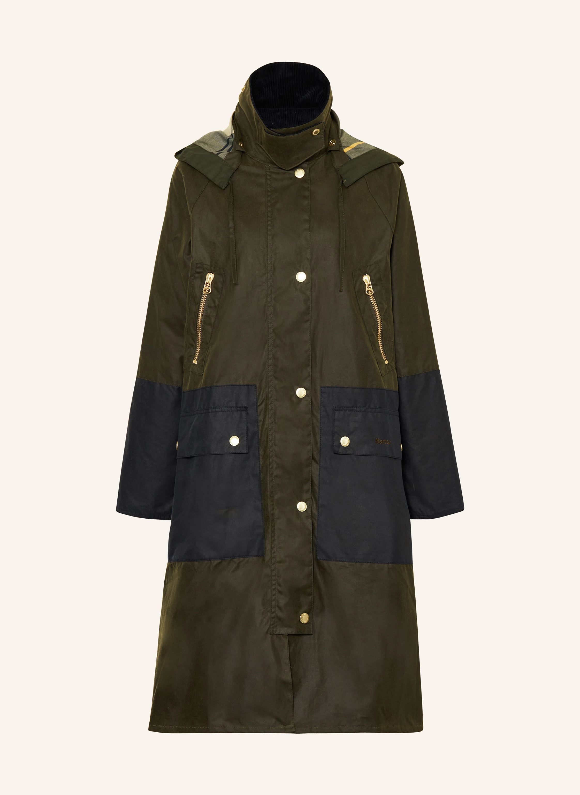 Barbour Parka CAROLYN WAX mit abnehmbarer Kapuze