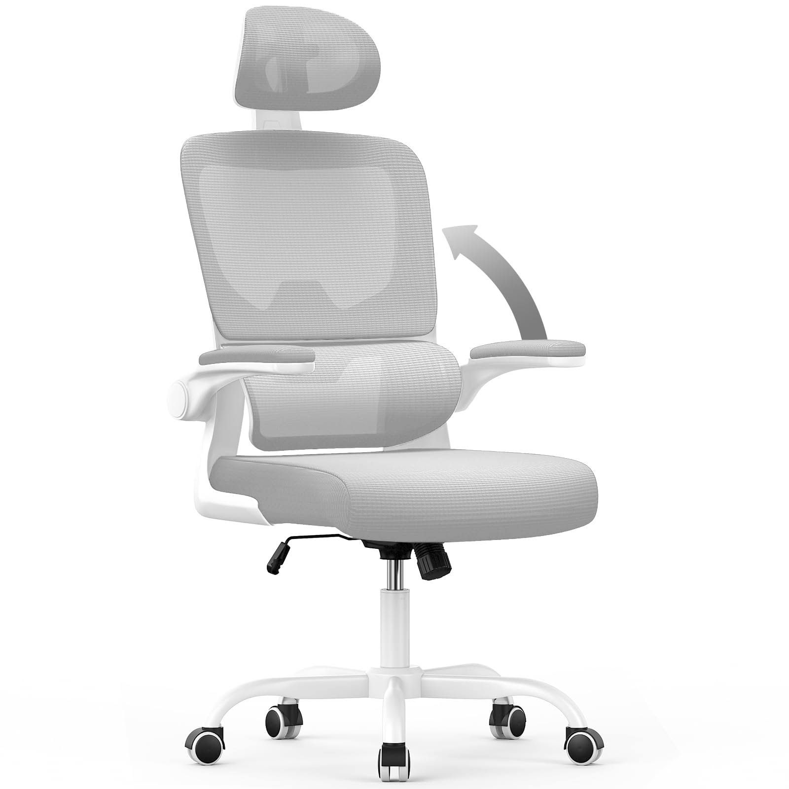 naspaluro Bürostuhl, Ergonomischer Schreibtischstuhl mit Verstellbarer