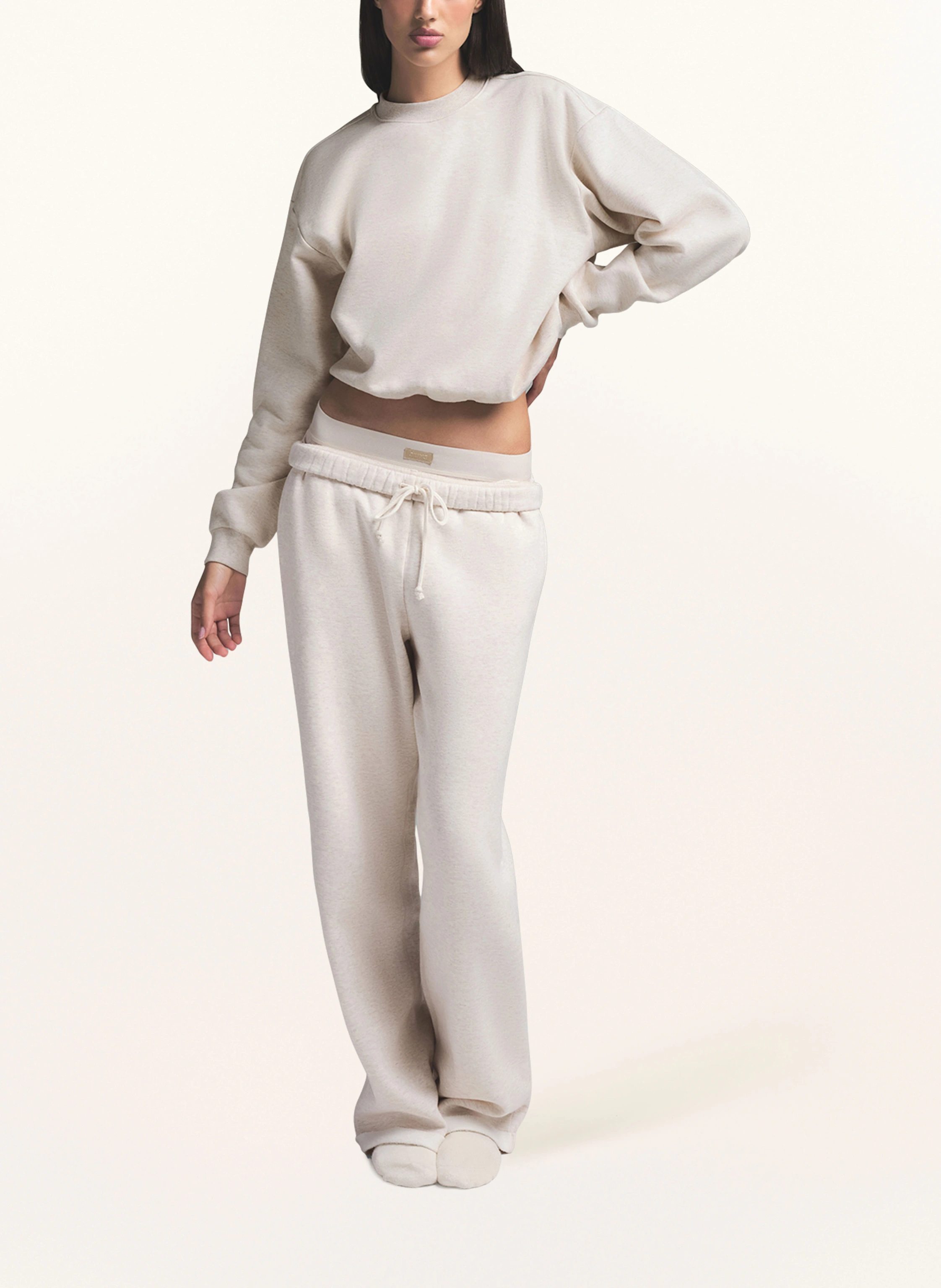 SKIMS Lounge-Sweatshirt COTTON FLEECE