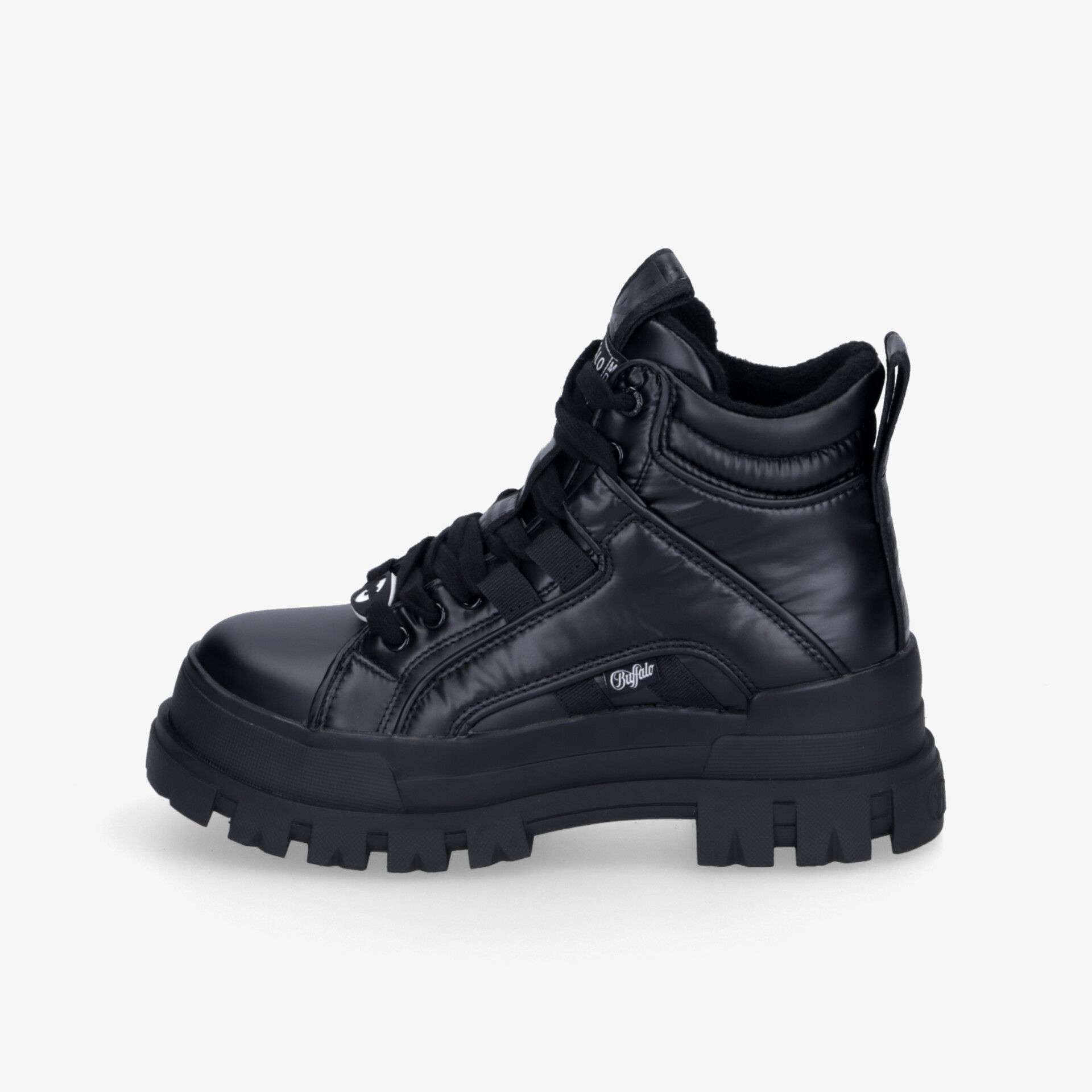 Buffalo Aspha NC Mid Damen Biker Boots schwarz