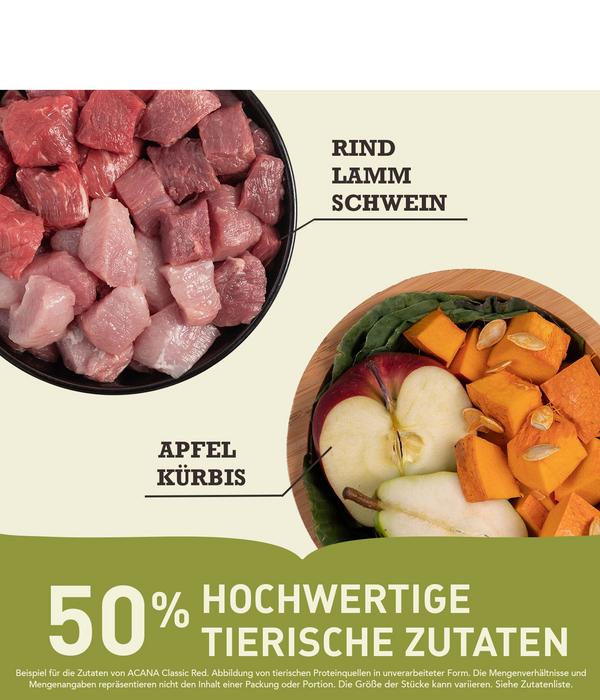 ACANA Trockenfutter für Hunde Classics Red