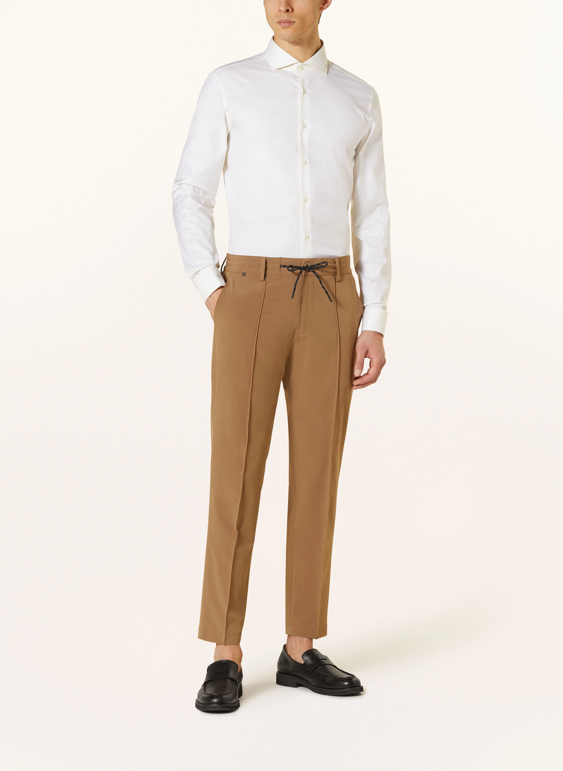 BOSS Hemd HANK Slim Fit mit Umschlagmanschette