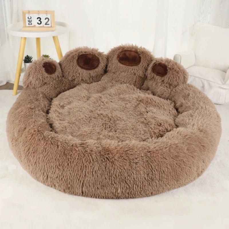 Paw Shape ver.2 Comfortable Pet Cushion Bed |  Pet-Friendly Cat Dog Soft Fluffy Sofa Furniture