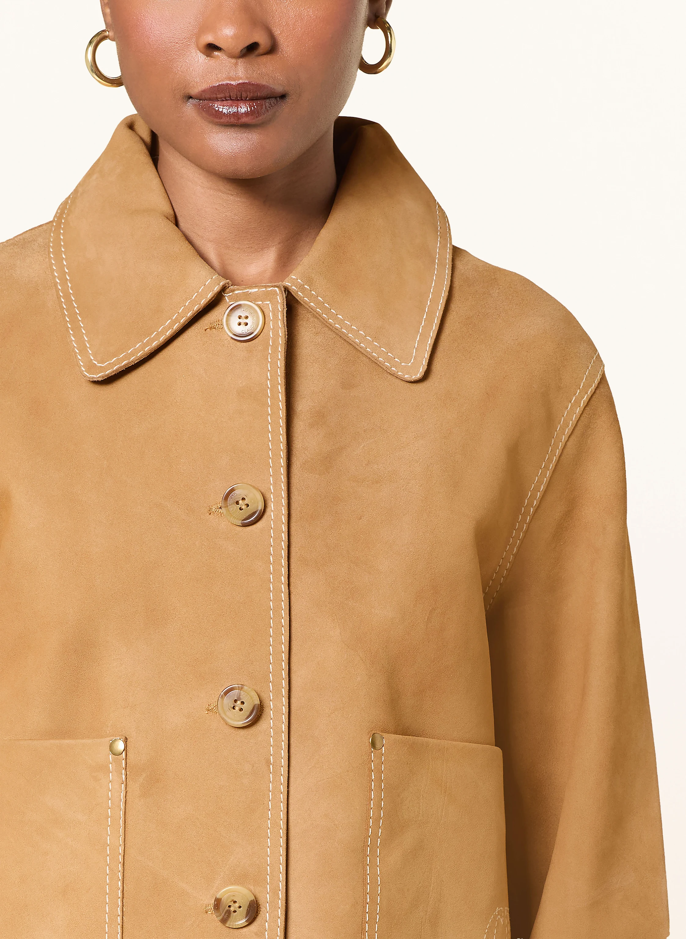 CLAUDIE PIERLOT Lederjacke