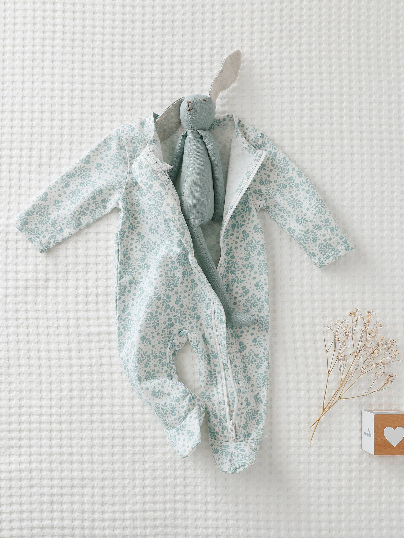 Conjunto de 3 pijamas de bebê de tricô, branco claro, bicolor/multicolorido