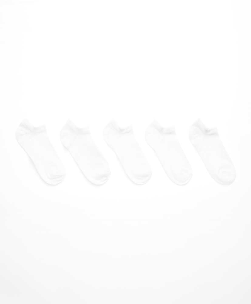 5 pares de meias de algodão para tênis