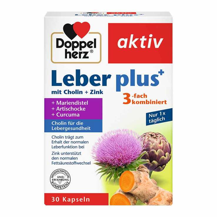 Doppelherz Leber plus Kapseln, 30 St
