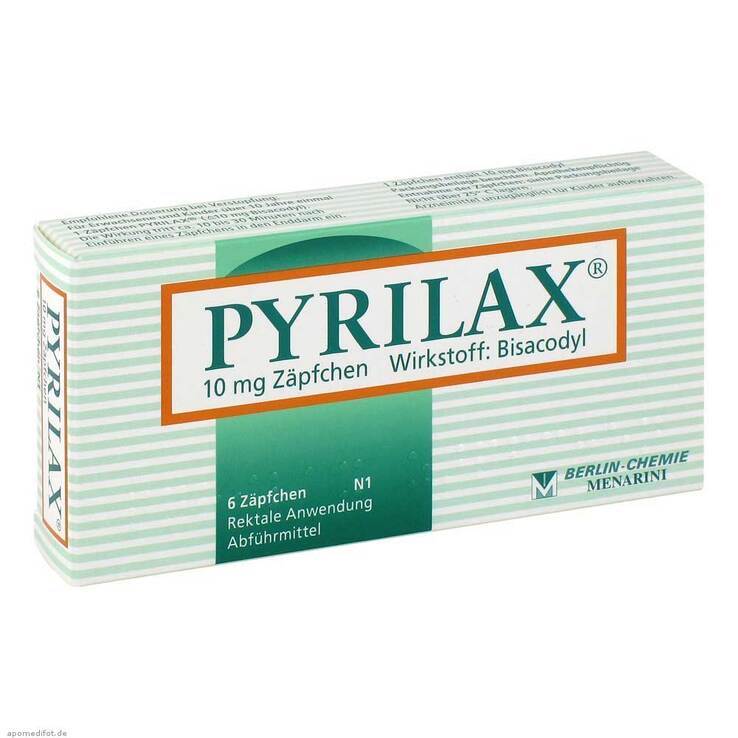 Pyrilax Suppositorien 10 mg, 6 St