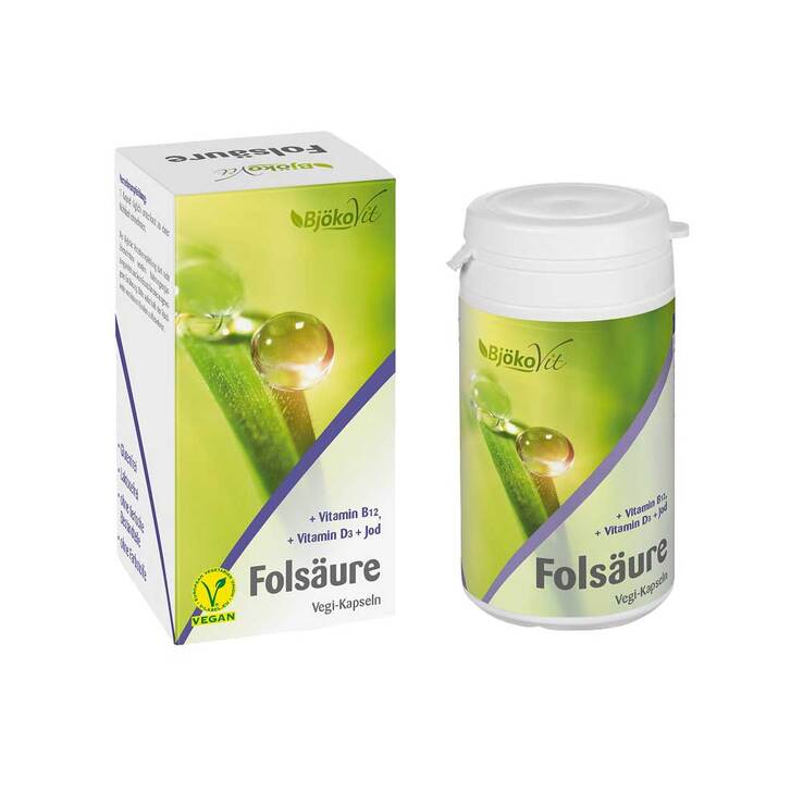Folsäure Vegi-Kapseln, 60 St