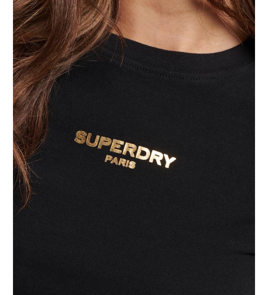 Camiseta Superdry Sport Luxe Graphic preta