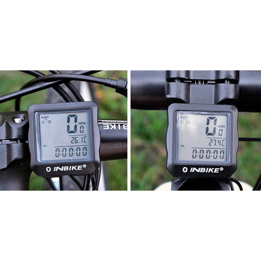 Odômetro digital multifuncional para bicicletas Inbike IC528