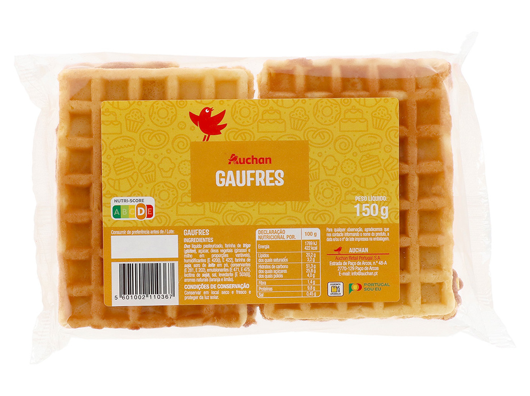GAUFRES AUCHAN 150 G