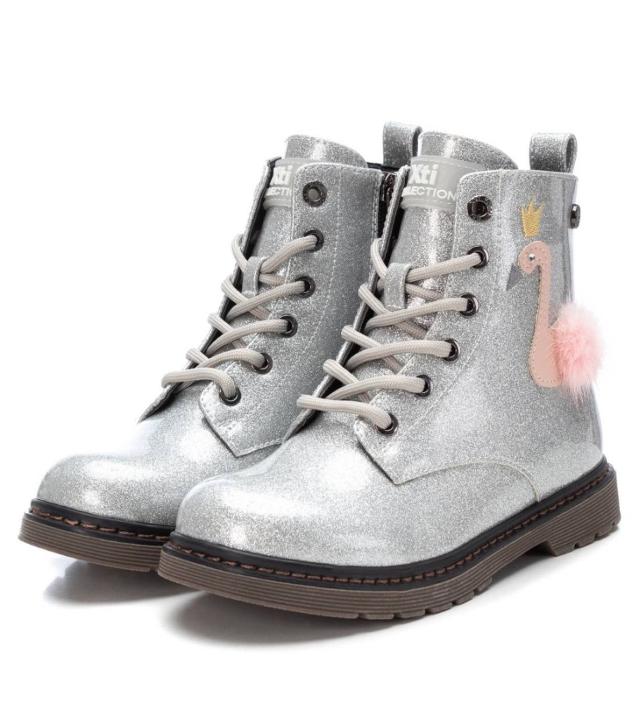 Botas infantis Xti 150662 prateadas