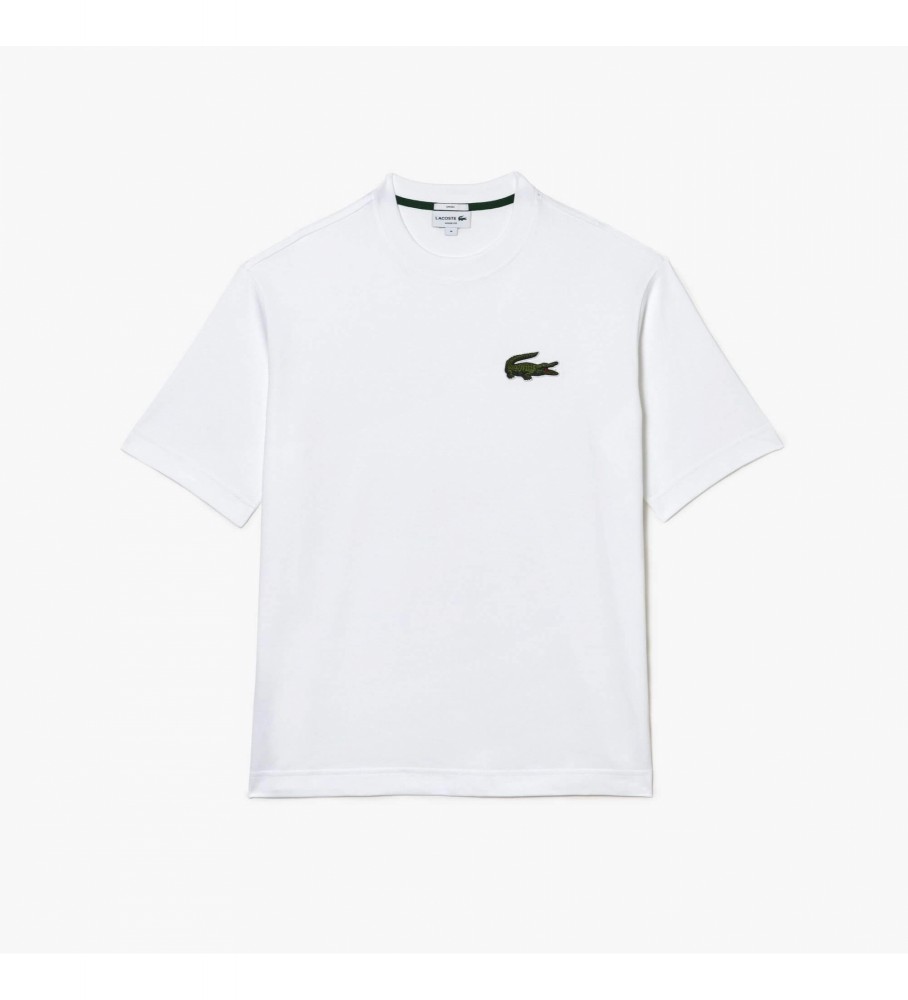 Camiseta Lacoste com logo branco
