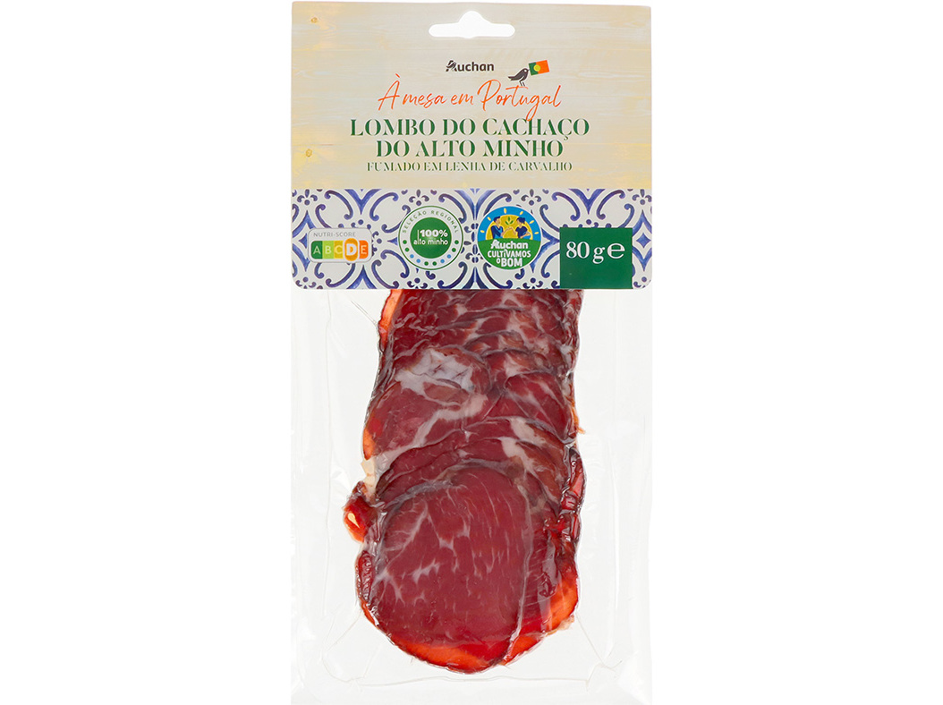 LOMBO DO CACHAÇO AUCHAN À MESA EM PORTUGAL CULTIVAMOS O BOM ALTO MINHO 80G