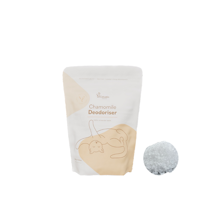 Desodorizador de caixa de areia Catuals® com camomila