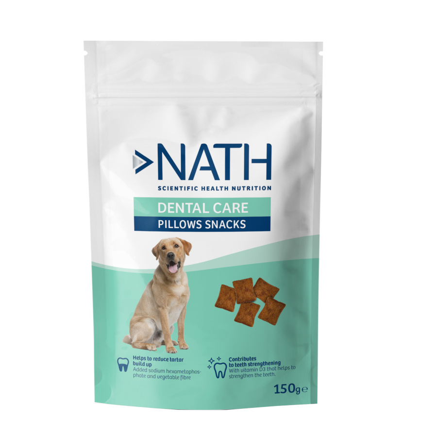 Petiscos Nath para cuidados dentários de cães