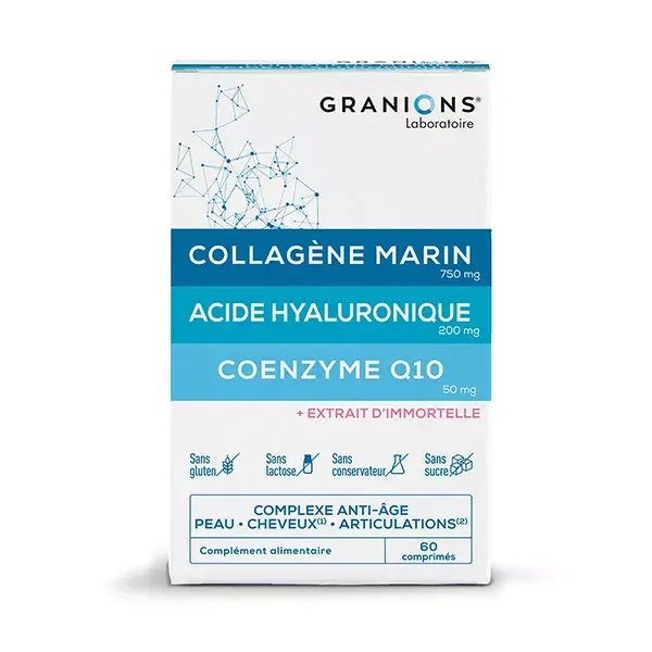 Granions Collagen Complex com Ácido Hialurônico e Coenzima Q10, 60 comprimidos