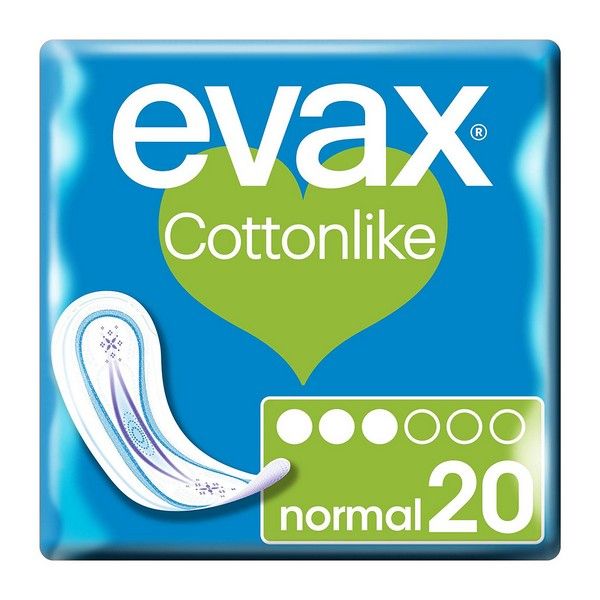 Evax Cottonlike Normal sem abas 20 Unidades