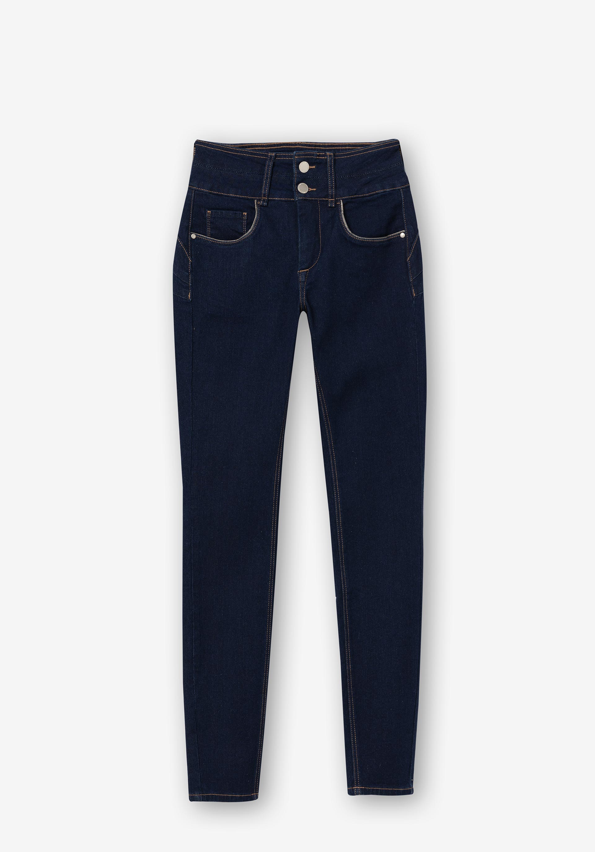 Jeans Double-up Skinny Cintura Alta