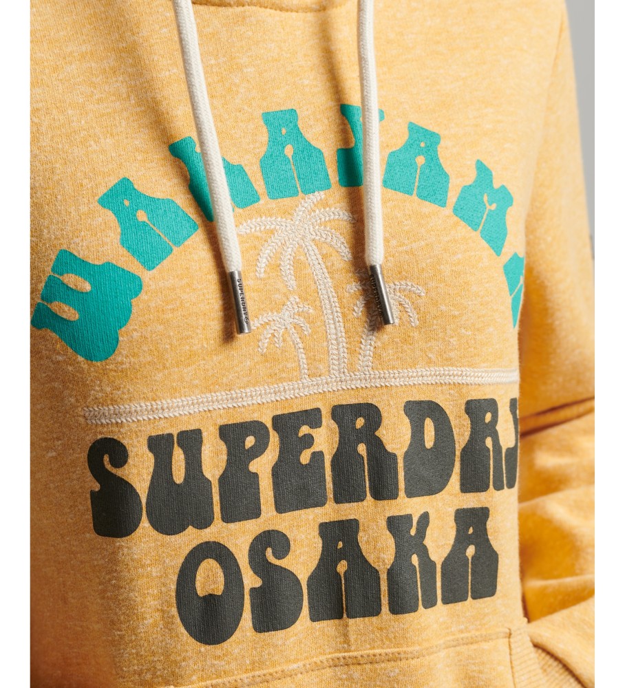 Moletom com capuz Superdry Vintage Logo Great Outdoors Amarelo