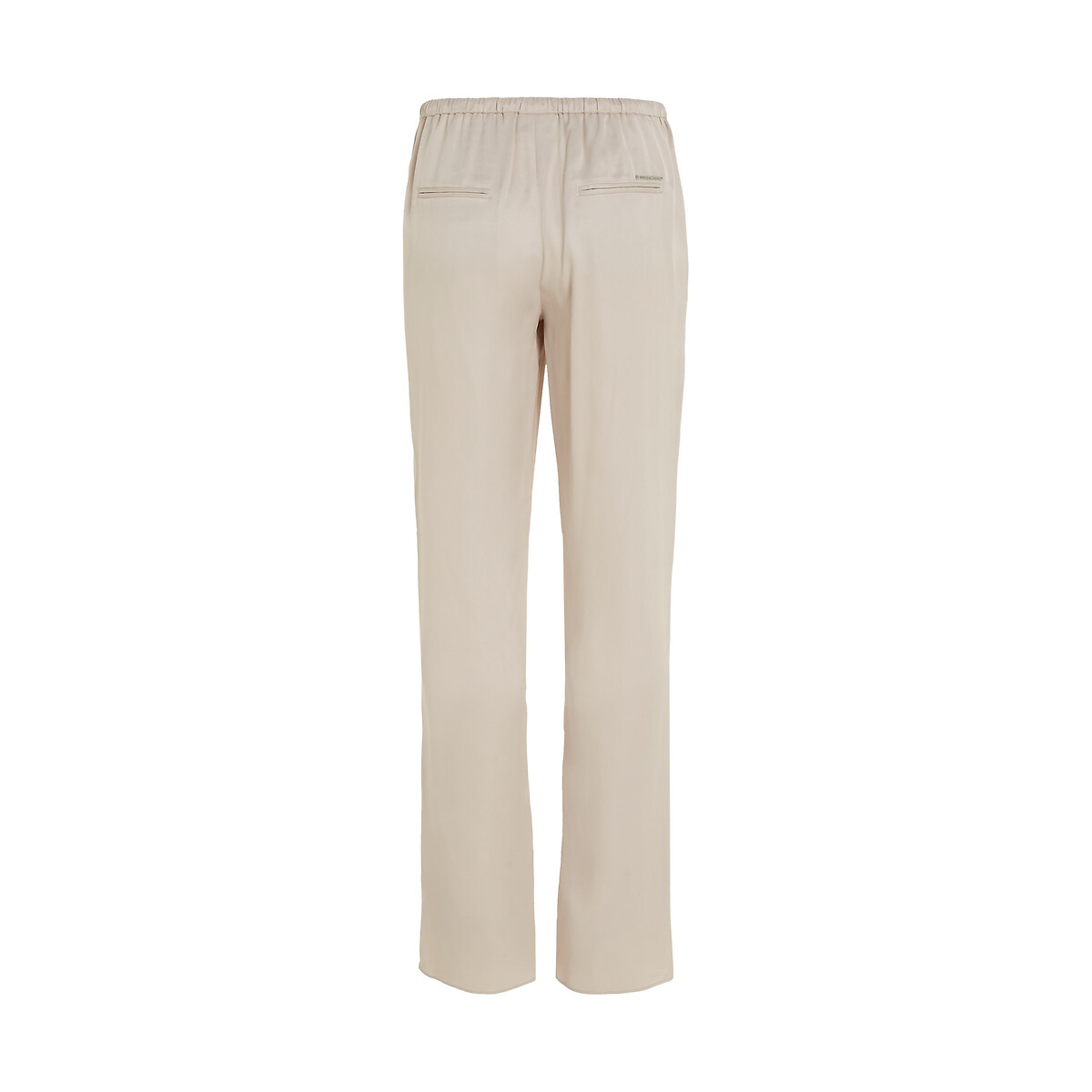CALVIN KLEIN<br>Calças largas de cetim
