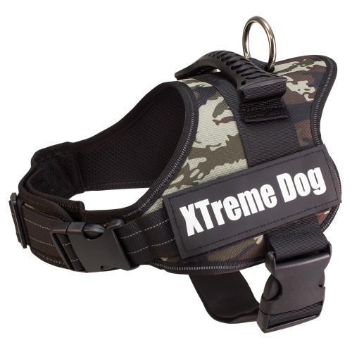 Coleira de camuflagem Xtreme Dog para cães, verde